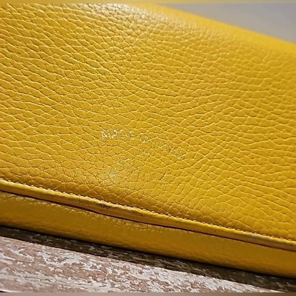 🔥💯AUTHENTIC GUCCI PEBBLED LEATHER SWING CONTINENTAL WALLET - Picture 3 of 16